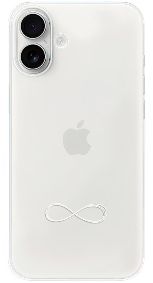 iSaprio Číre puzdro – Infinity pre iPhone 16 Plus