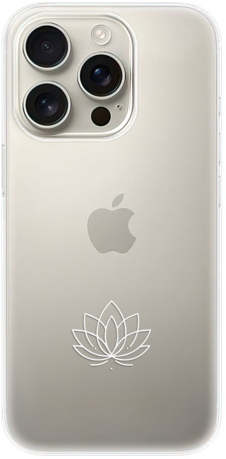 iSaprio Číre puzdro – Lotos na iPhone 16 Pro