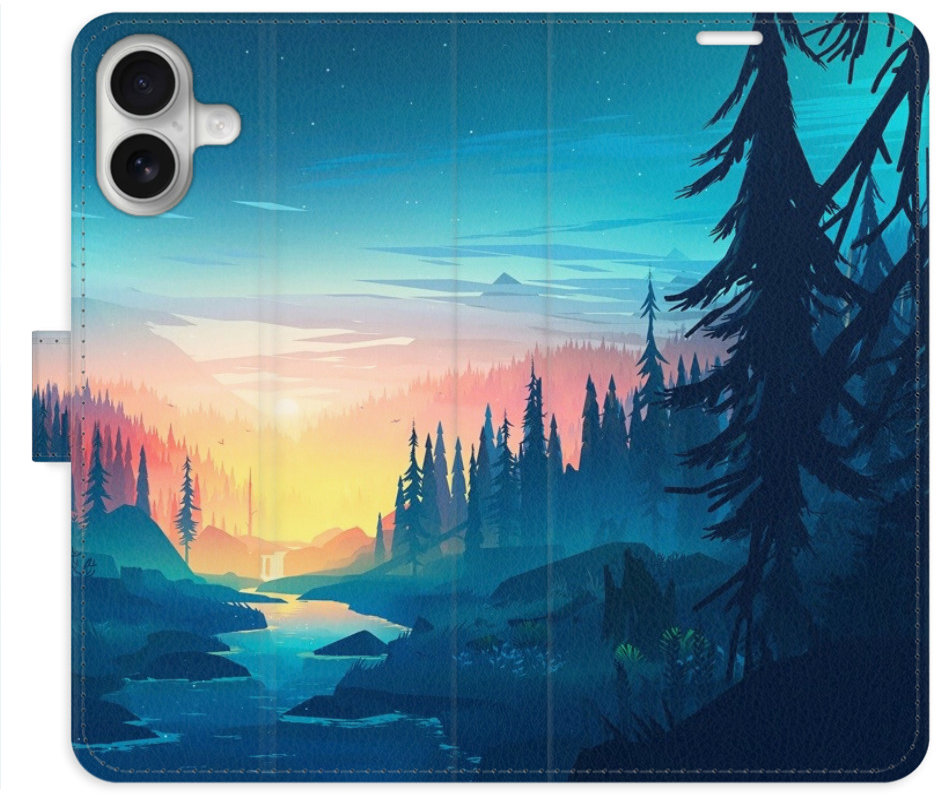 iSaprio Flip puzdro Magical Landscape pre iPhone 16 Plus