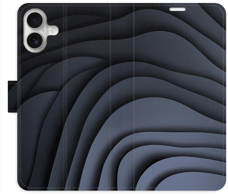 iSaprio Flip puzdro Dark Waves pre iPhone 16 Plus