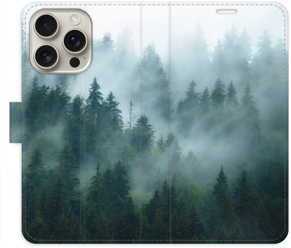 iSaprio Flip puzdro Dark Forest pre iPhone 16 Pro