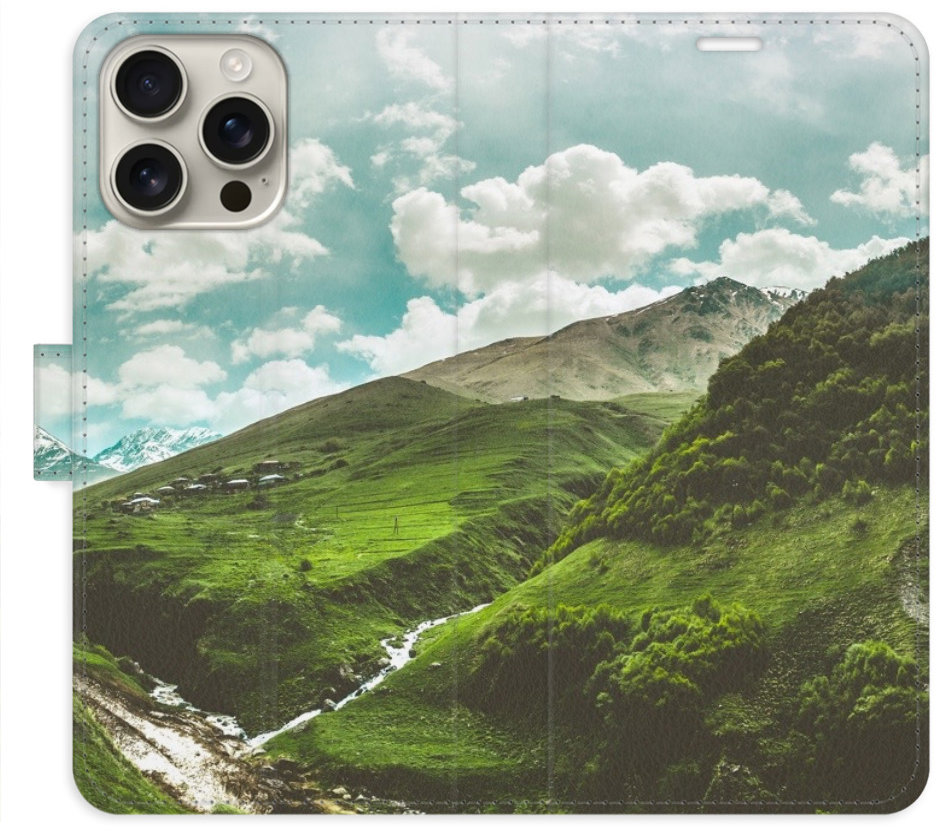 iSaprio Flip puzdro Mountain Valley pre iPhone 16 Pro Max
