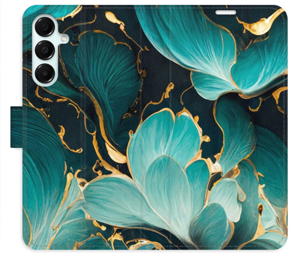 iSaprio Flip puzdro Blue Flowers 02 pre Samsung Galaxy A16 5G