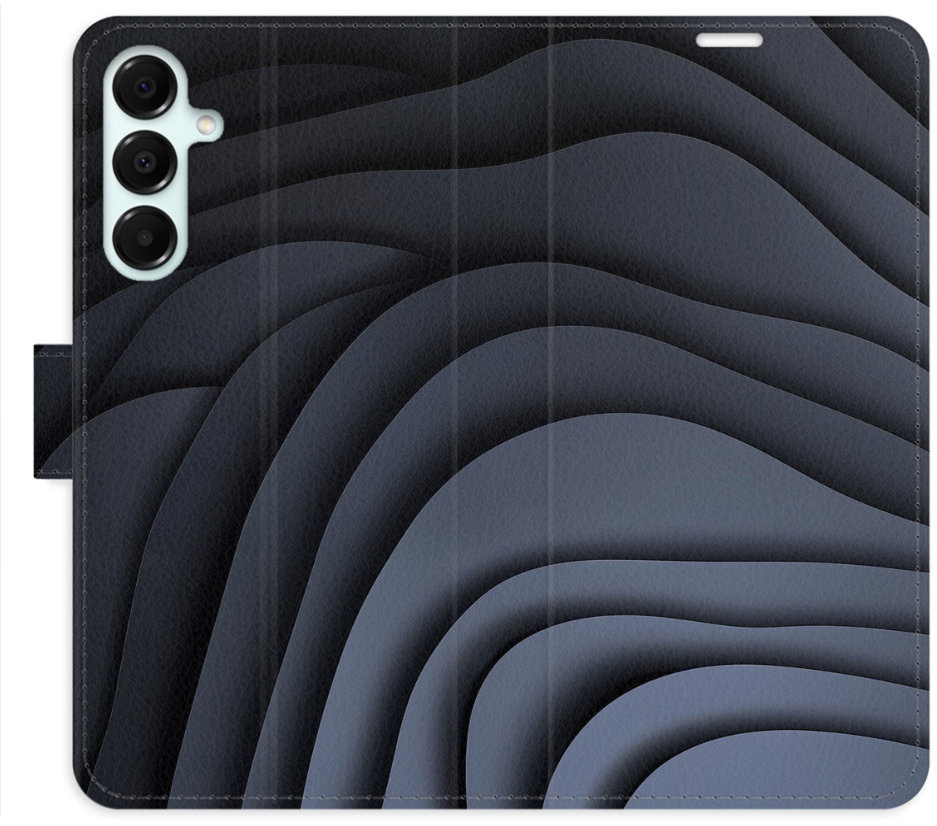 iSaprio Flip puzdro Dark Waves pre Samsung Galaxy A16 5G