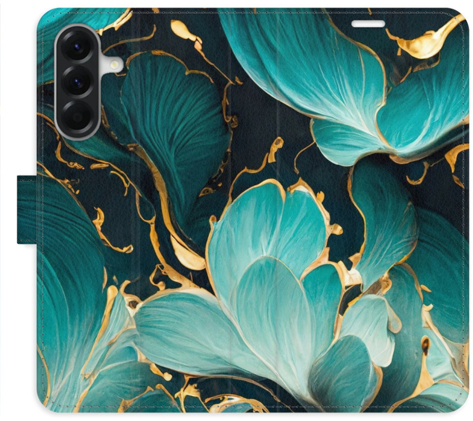 iSaprio Flip puzdro Blue Flowers 02 pre Samsung Galaxy A56