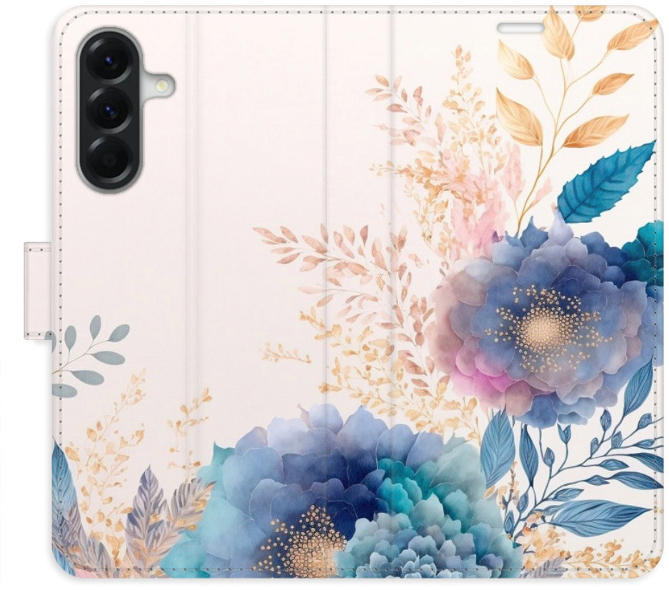 iSaprio Flip puzdro Ornamental Flowers 03 pre Samsung Galaxy A56