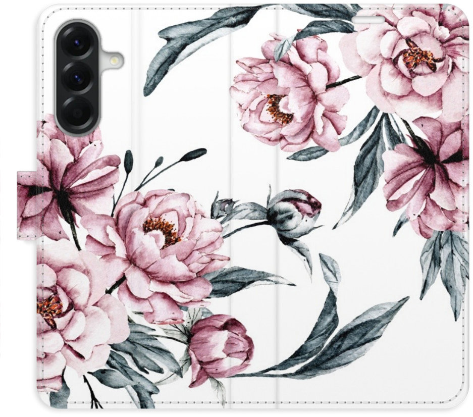 iSaprio Flip puzdro Pink Flowers pre Samsung Galaxy A56