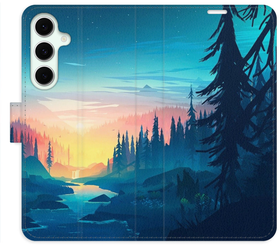 iSaprio Flip puzdro Magical Landscape pre Samsung Galaxy S24 FE