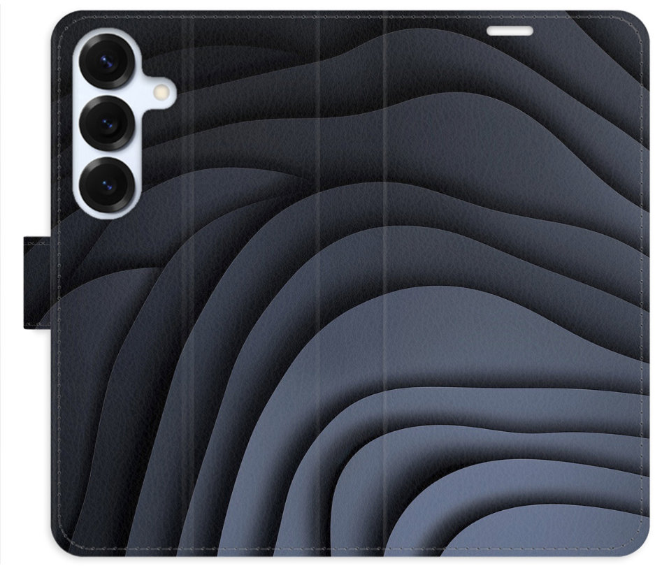 iSaprio Flip puzdro Dark Waves pre Samsung Galaxy S25