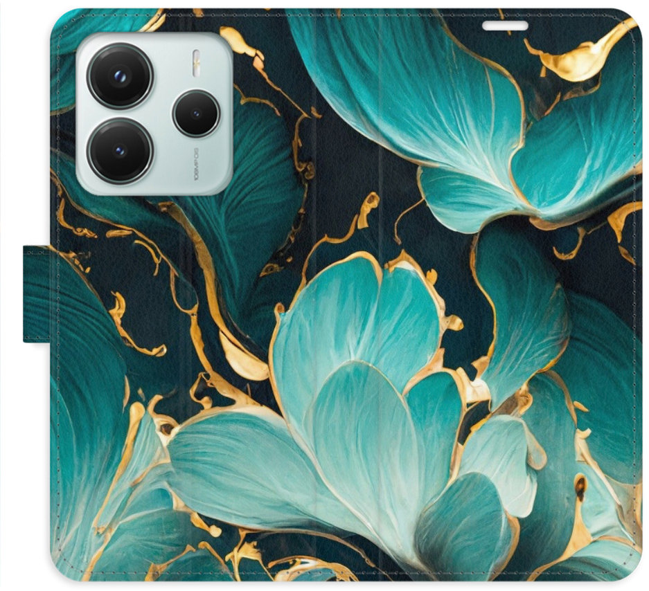 iSaprio Flip puzdro Blue Flowers 02 pre Xiaomi Redmi Note 14 5G