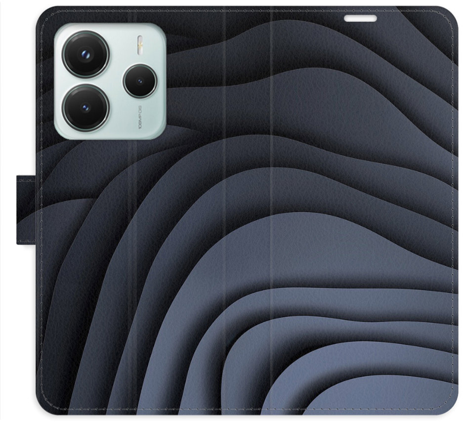 iSaprio Flip puzdro Dark Waves pre Xiaomi Redmi Note 14 5G