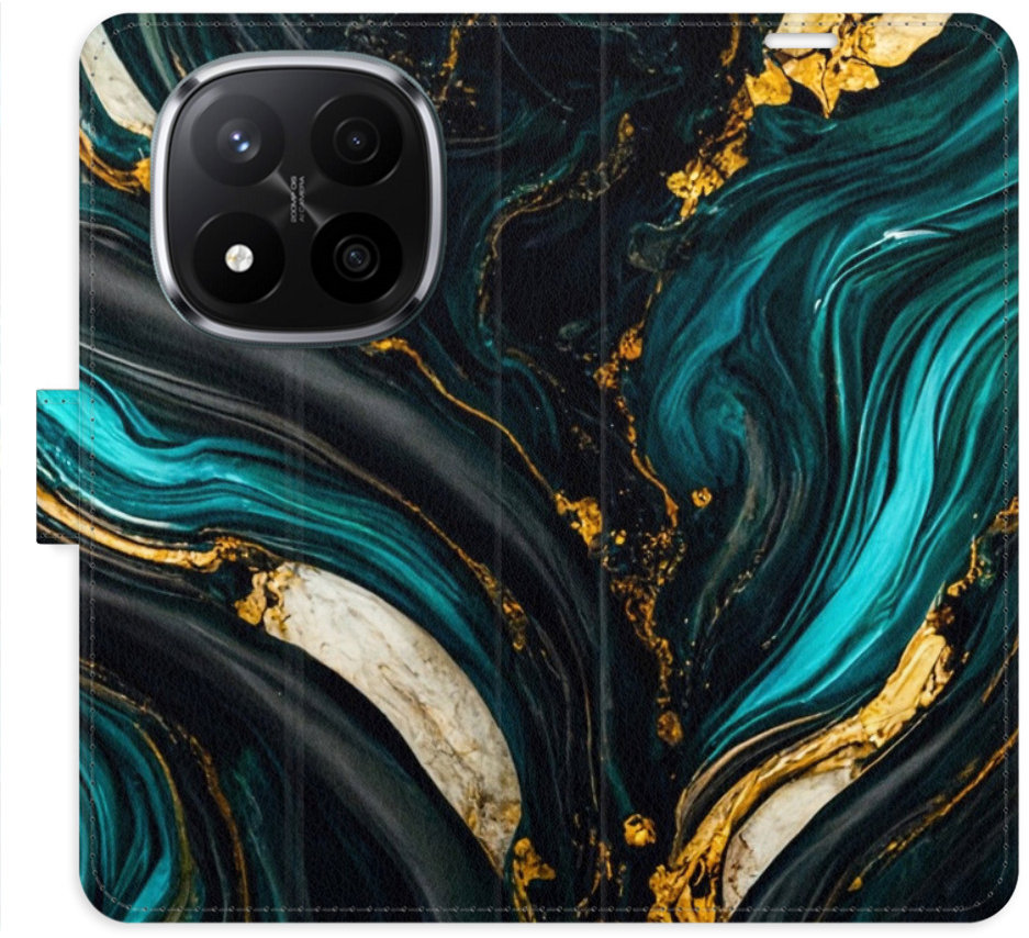 iSaprio Flip puzdro Dark Paint pre Xiaomi Redmi Note 14 Pro 5G/14 Pro+ 5G