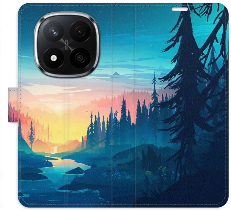 iSaprio Flip puzdro Magical Landscape pre Xiaomi Redmi Note 14 Pro 5G/14 Pro+ 5G