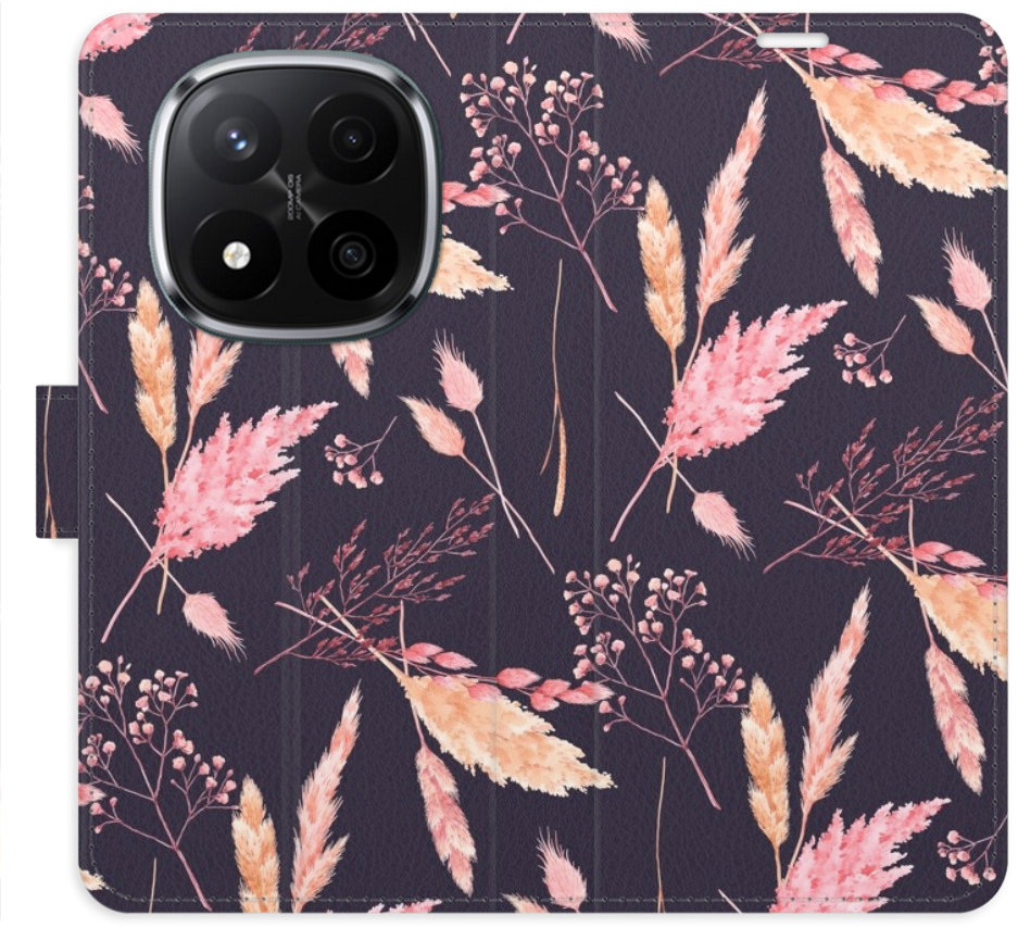 iSaprio Flip puzdro Ornamental Flowers 02 pre Xiaomi Redmi Note 14 Pro 5G/14 Pro+ 5G