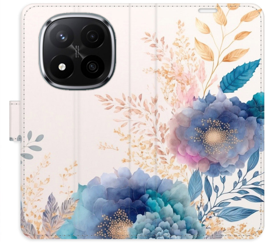 iSaprio Flip puzdro Ornamental Flowers 03 pre Xiaomi Redmi Note 14 Pro 5G/14 Pro+ 5G