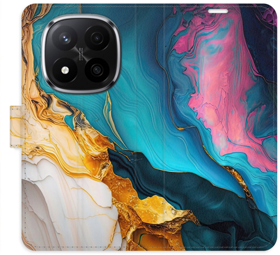 iSaprio Flip puzdro Colourful Marble pre Xiaomi Redmi Note 14 Pro 5G/14 Pro+ 5G