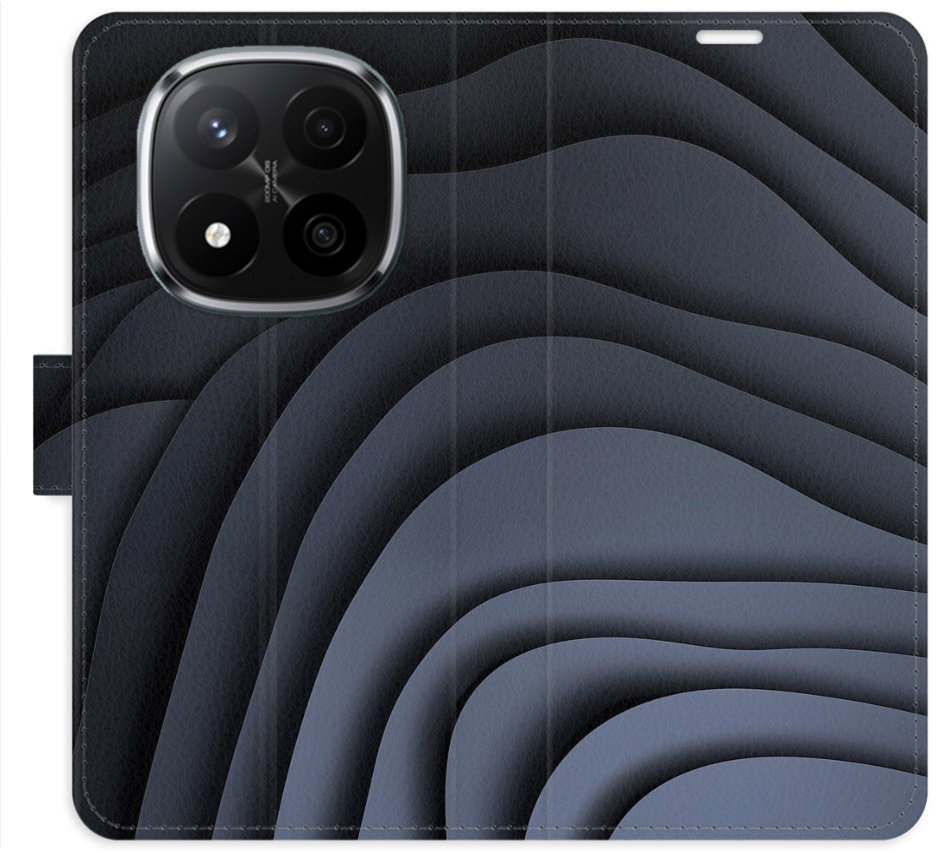iSaprio Flip puzdro Dark Waves pre Xiaomi Redmi Note 14 Pro 5G/14 Pro+ 5G