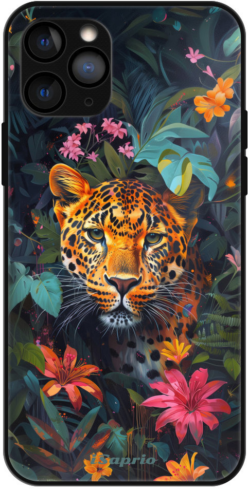 iSaprio Lesklé puzdro Flower Jaguar – iPhone 11 Pro