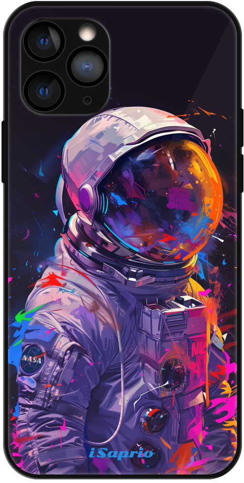 iSaprio Lesklé puzdro Neon Astronaut – iPhone 11 Pro