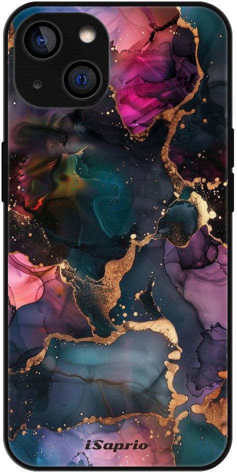 iSaprio Lesklé puzdro Dark Marble 10 – iPhone 14
