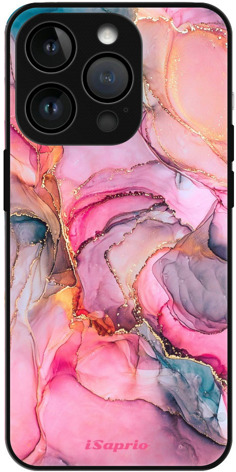 iSaprio Lesklé puzdro Golden Pastel – iPhone 15 Pro