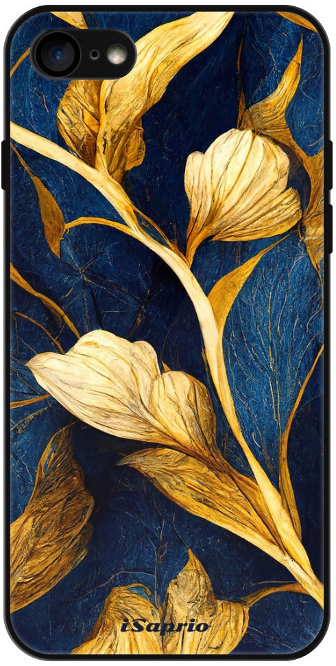 iSaprio Lesklé puzdro Gold Leaves – iPhone 7/8/SE 2020/SE 2022