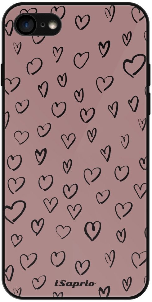 iSaprio Lesklé puzdro Heart Dark – iPhone 7/8/SE 2020/SE 2022