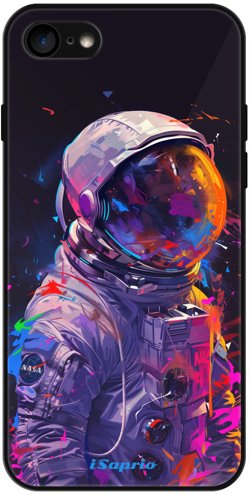 iSaprio Lesklé puzdro Neon Astronaut – iPhone 7/8/SE 2020/SE 2022
