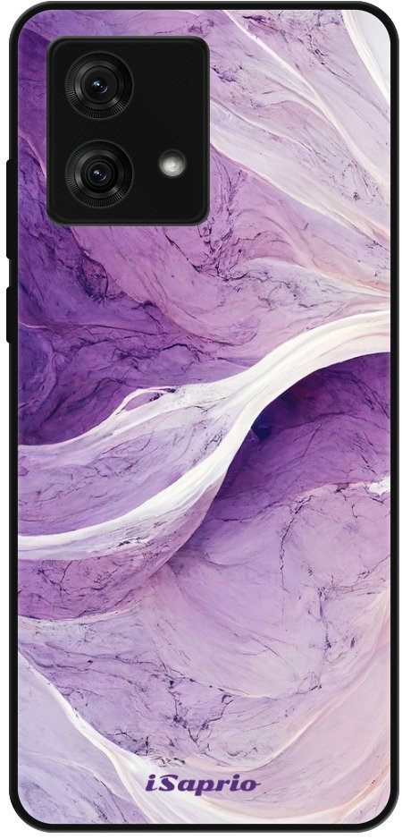 iSaprio Lesklé puzdro Purple Paint 10 – Motorola Moto G84