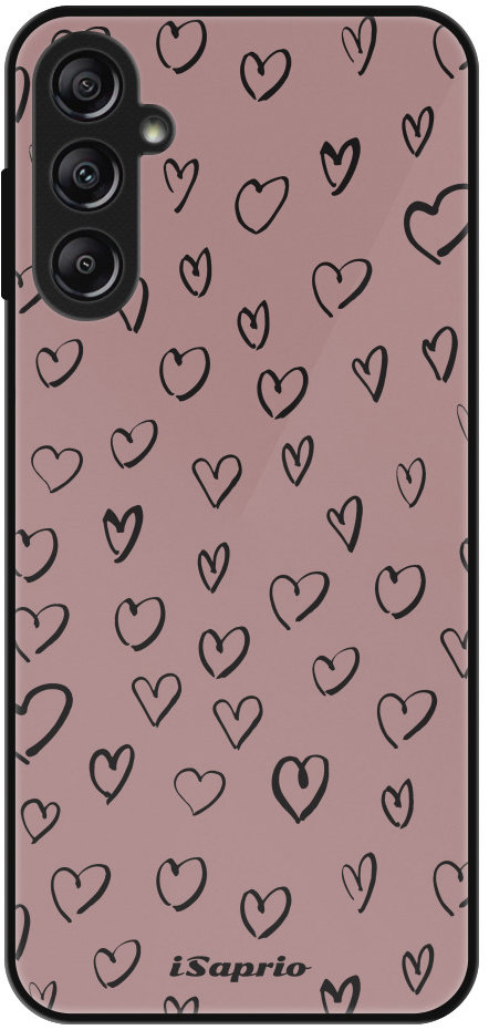iSaprio Lesklé puzdro Heart Dark – Samsung Galaxy A14/A14 5G