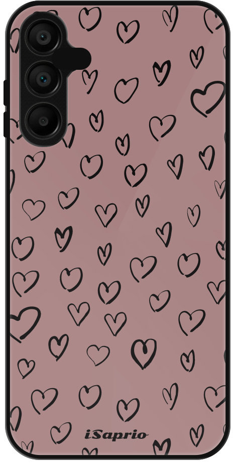 iSaprio Lesklé puzdro Heart Dark – Samsung Galaxy A15/A15 5G