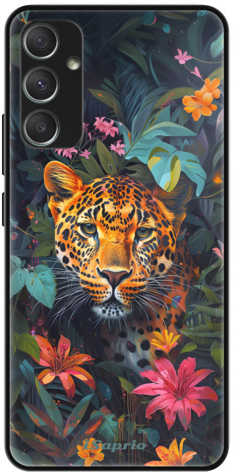 iSaprio Lesklé puzdro Flower Jaguar – Samsung Galaxy A34 5G