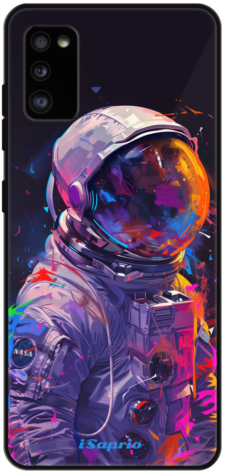 iSaprio Lesklé puzdro Neon Astronaut – Samsung Galaxy A41