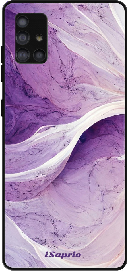 iSaprio Lesklé puzdro Purple Paint 10 – Samsung Galaxy A51
