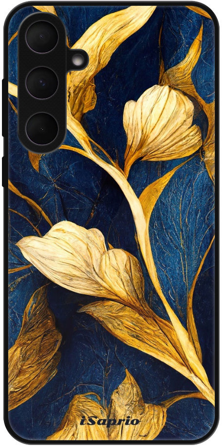iSaprio Lesklé puzdro Gold Leaves – Samsung Galaxy A55 5G