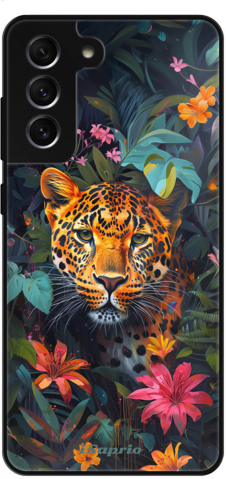 iSaprio Lesklé puzdro Flower Jaguar – Samsung Galaxy S21 FE 5G