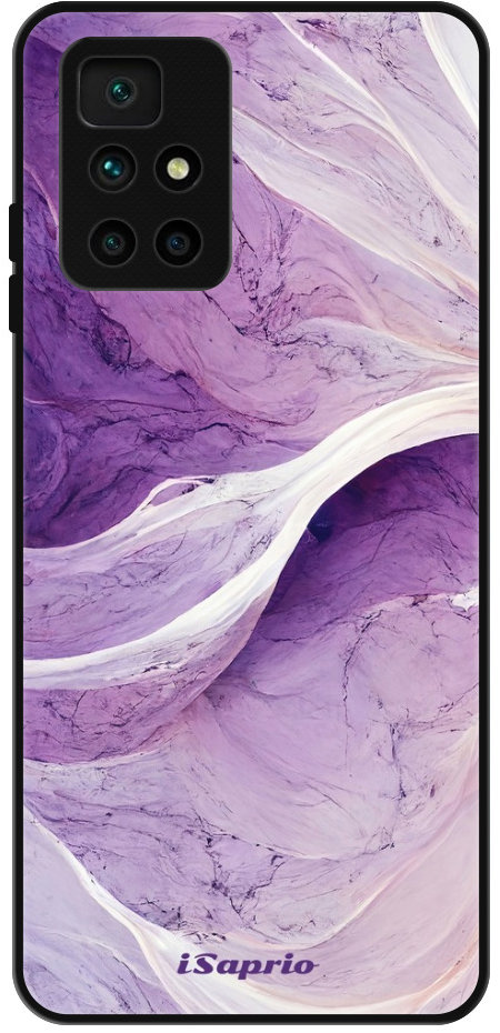 iSaprio Lesklé puzdro Purple Paint 10 – Xiaomi Redmi 10