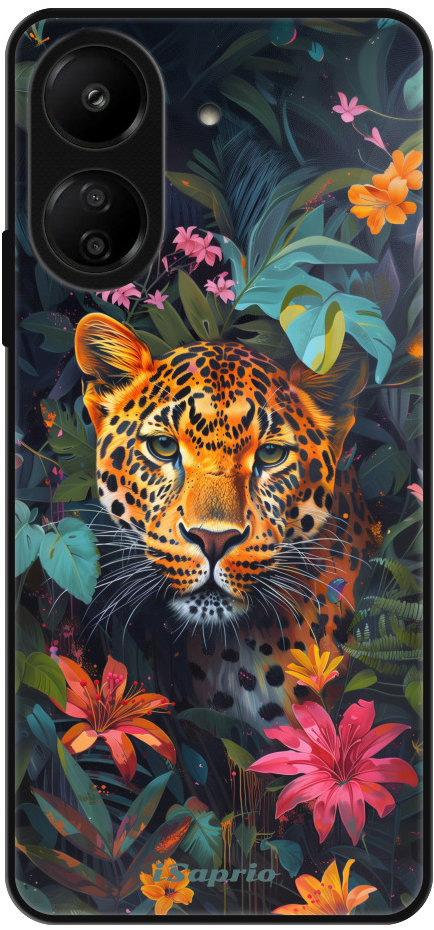 iSaprio Lesklé puzdro Flower Jaguar – Xiaomi Redmi 13C