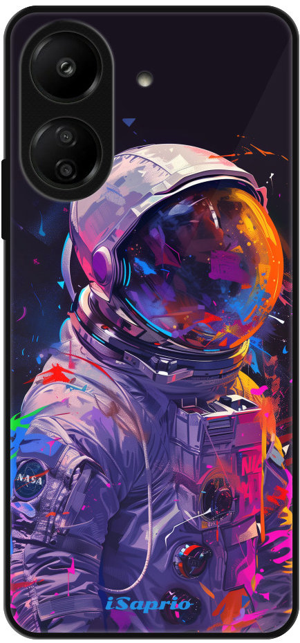 iSaprio Lesklé puzdro Neon Astronaut – Xiaomi Redmi 13C