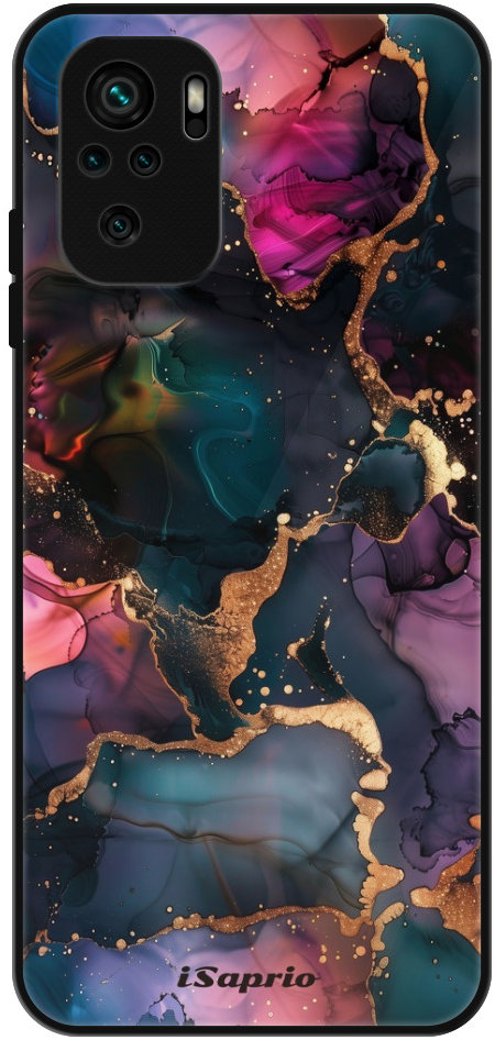 iSaprio Lesklé puzdro Dark Marble 10 – Xiaomi Redmi Note 10/Note 10S