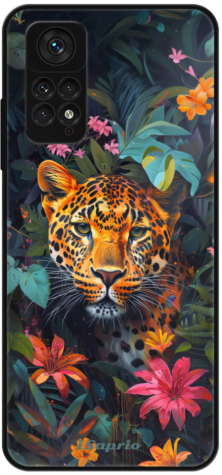 iSaprio Lesklé puzdro Flower Jaguar – Xiaomi Redmi Note 11/Note 11S