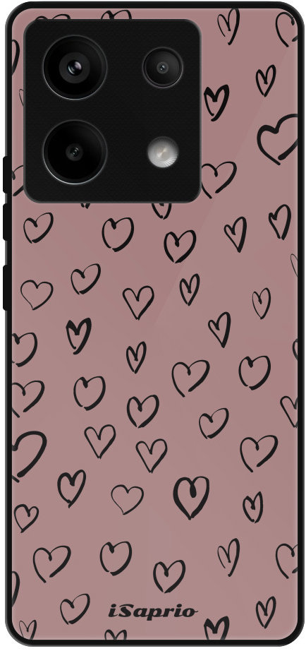 iSaprio Lesklé puzdro Heart Dark – Xiaomi Redmi Note 13 Pro 5G/Poco X6 5G