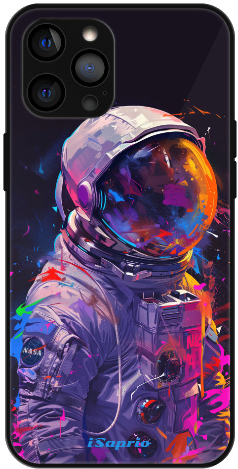 iSaprio MagSafe puzdro Neon Astronaut – iPhone 12 Pro