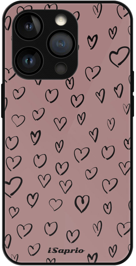 iSaprio MagSafe puzdro Heart Dark – iPhone 14 Pro