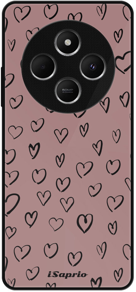 iSaprio Lesklý kryt Heart Dark Xiaomi Redmi 14C/Poco C75