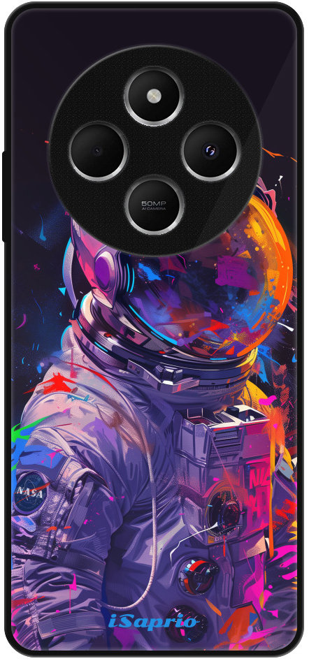 iSaprio Lesklý kryt Neon Astronaut Xiaomi Redmi 14C/Poco C75