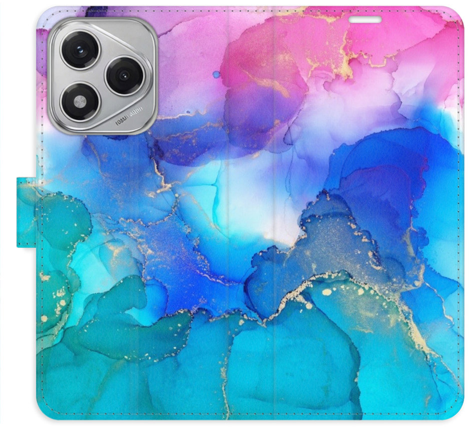 iSaprio Flip puzdro BluePink Paint pre Honor 400 Lite