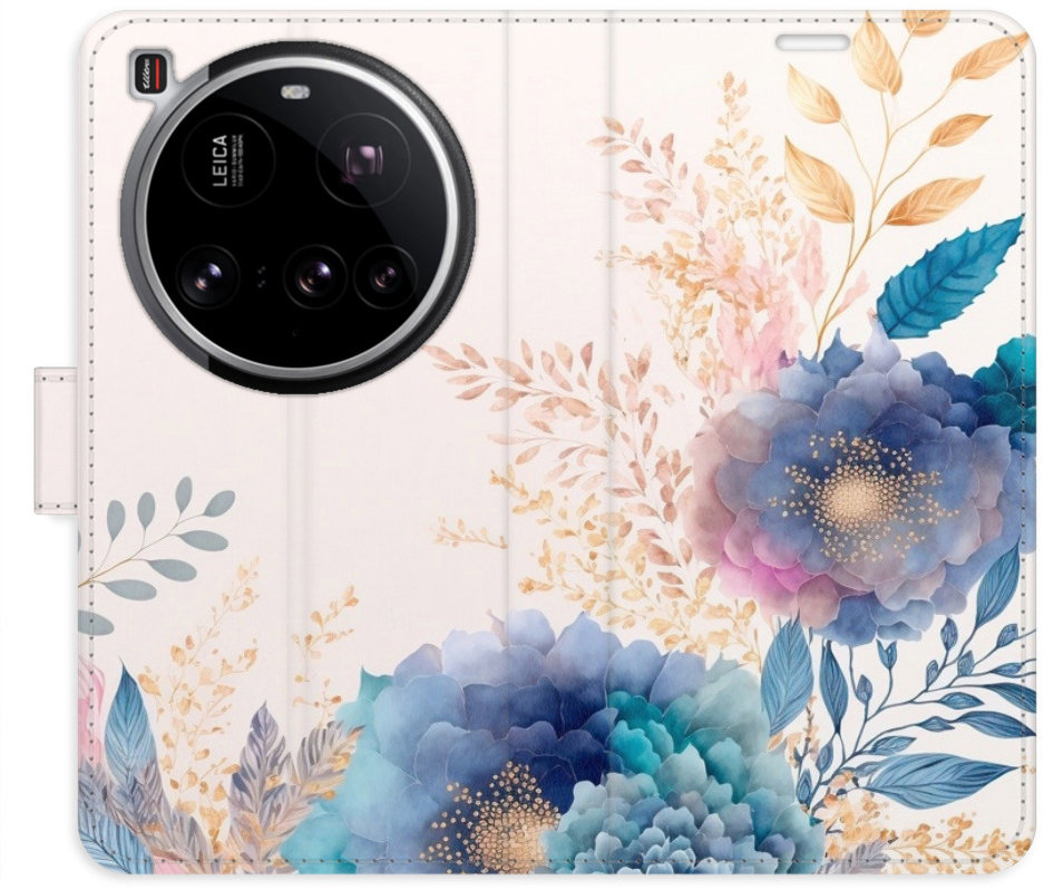 iSaprio Flip puzdro Ornamental Flowers 03 pre Xiaomi 15 Ultra