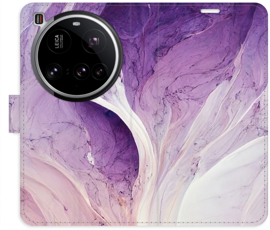 iSaprio Flip puzdro Purple Paint pre Xiaomi 15 Ultra