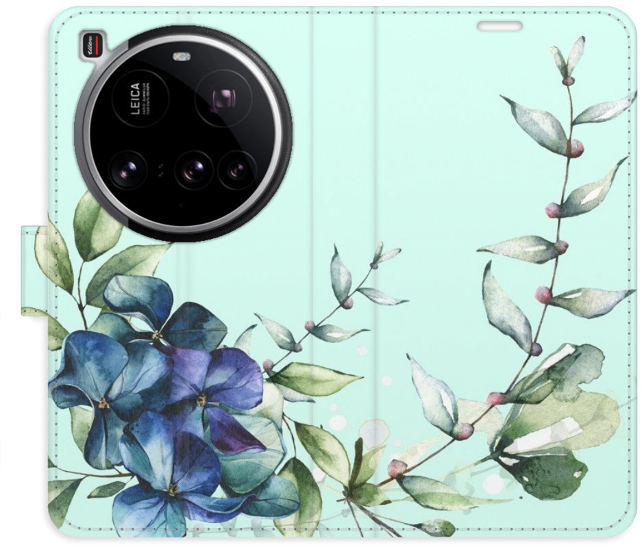 iSaprio Flip puzdro Blue Flowers pre Xiaomi 15 Ultra